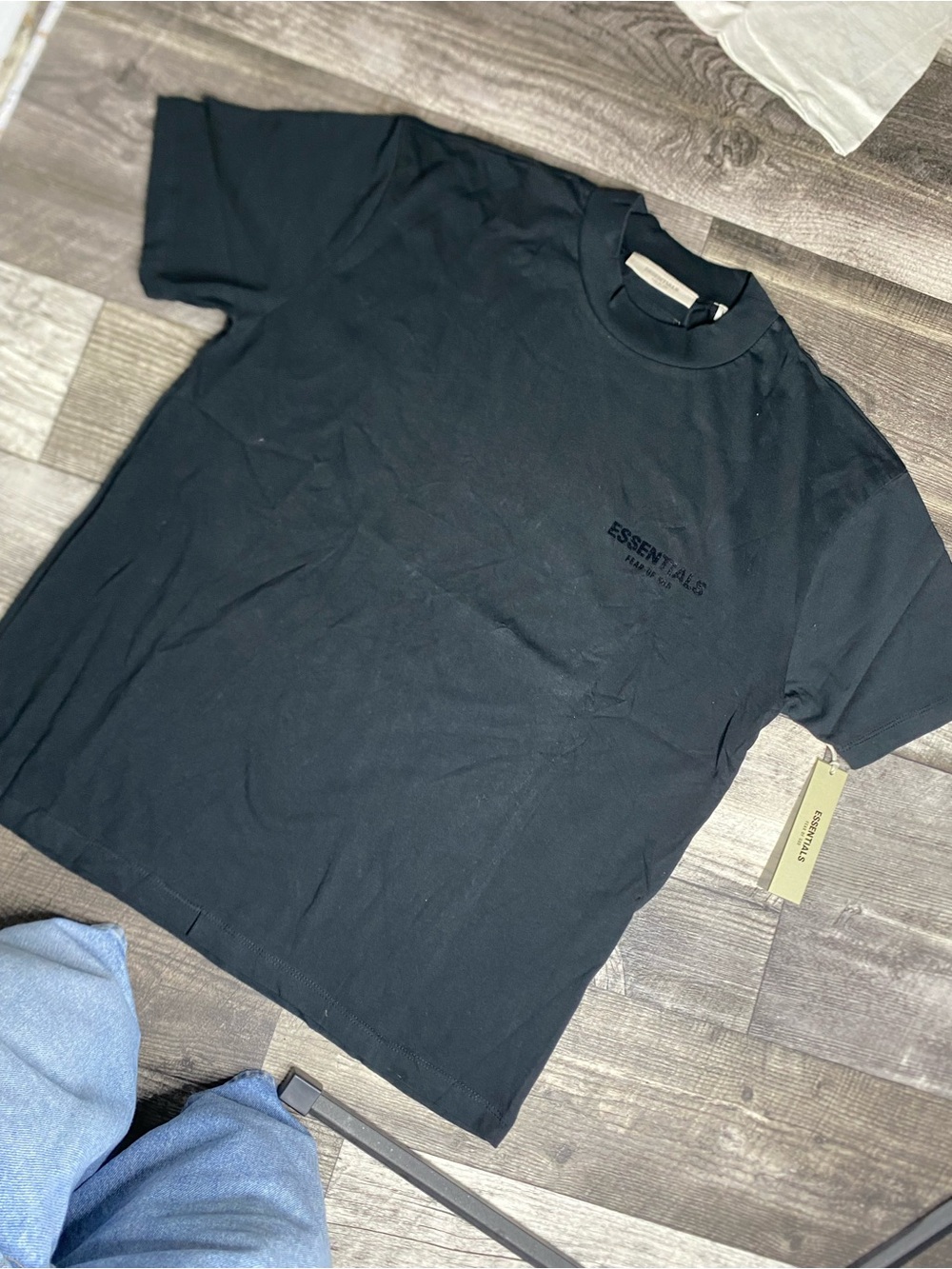 Essentials Black Short Sleeve Tee